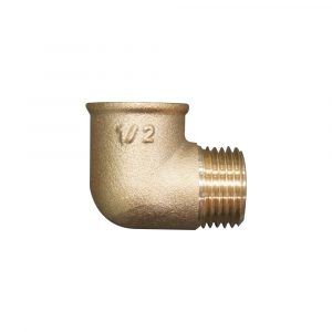 50X50BELBOW - 1/2" x 1/2" Brass Elbow Male/Female
